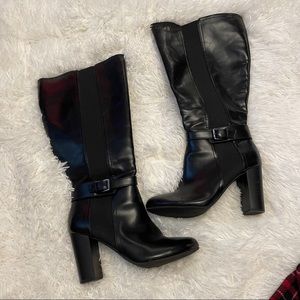 Black Knee High Boots